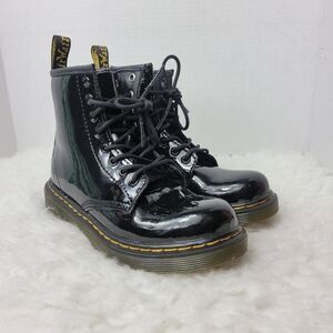 COPY - Dr. Martens 1460 Kids Boots Size 13 US 31 EUR  Black Patent Lamper Shoes